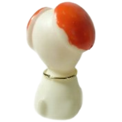 藤沢薬品工業チオクタン犬の指人形背面