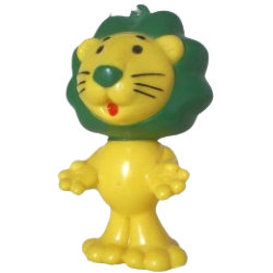 ライオンのライオンちゃんのフィギュア前面