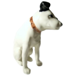 日本ビクターニッパー犬置物横