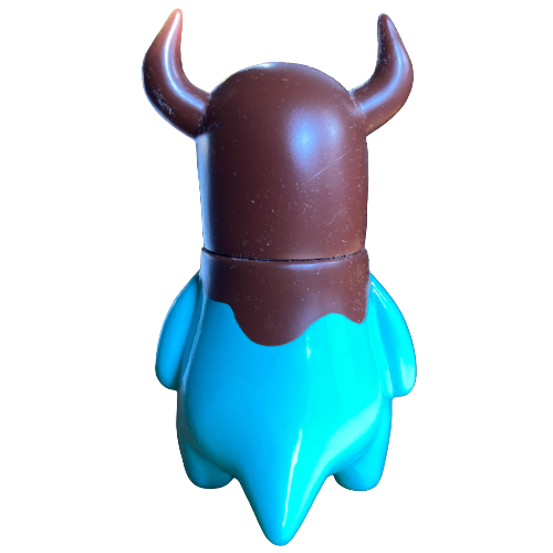 上の空怪獣ボーチョコミント背面